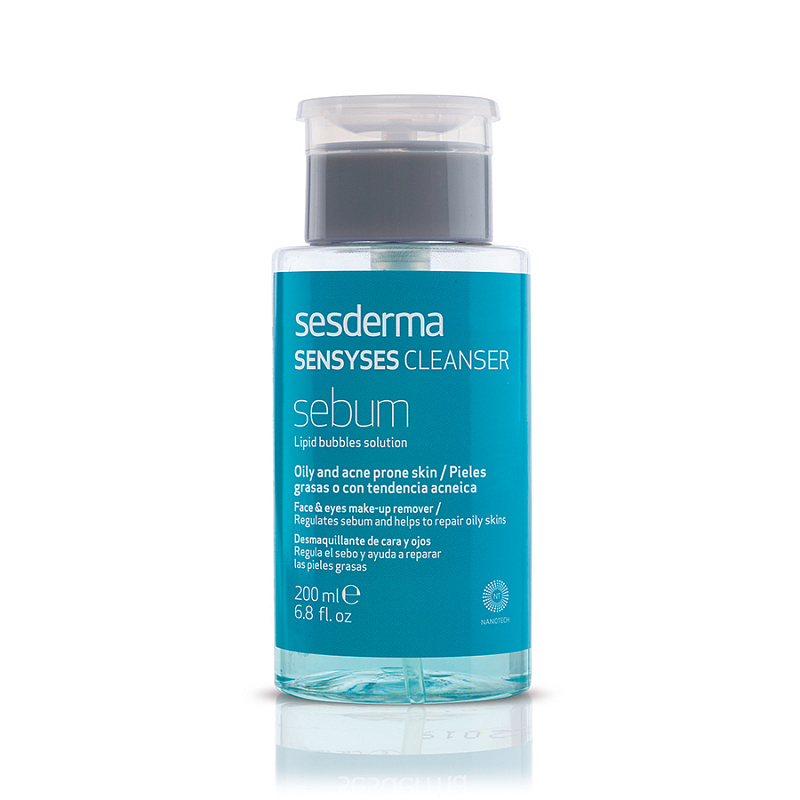 SENSYSES SEBUM Липосомальный лосьон для снятия макияжа для жирной и склонной к акне кожи