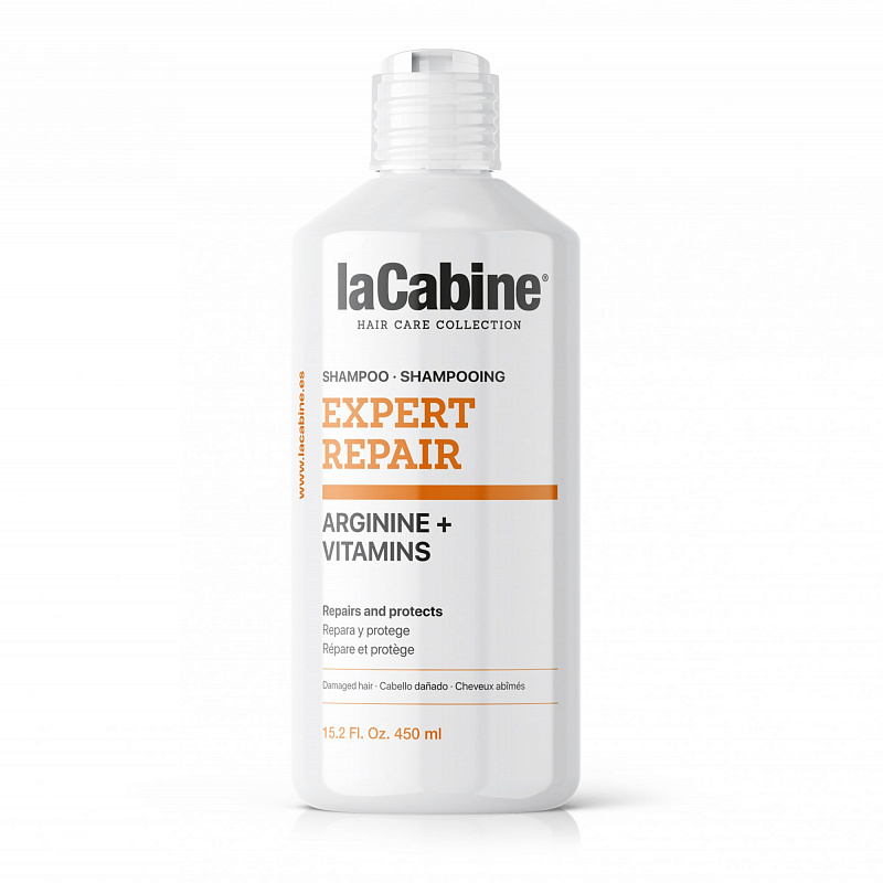 LACABINE –EXPERT REPAIR SHAMPOO Шампунь для поврежденных волос с аргинином и витаминами, 450 мл