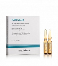 NATUVALIA Broken capillaires ampoules – Концентрат антикуперозный в ампулах, 5 шт. по 2 мл 
